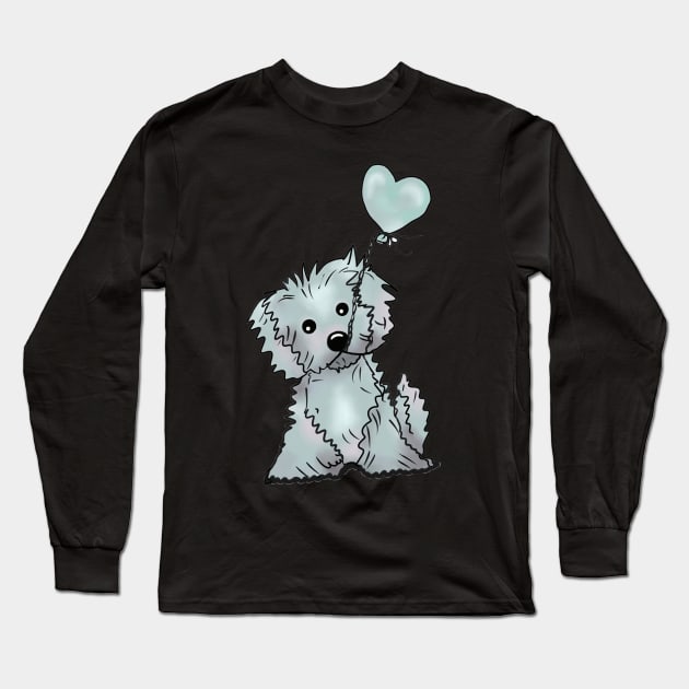 hund und Luftballon Long Sleeve T-Shirt by Blumchen